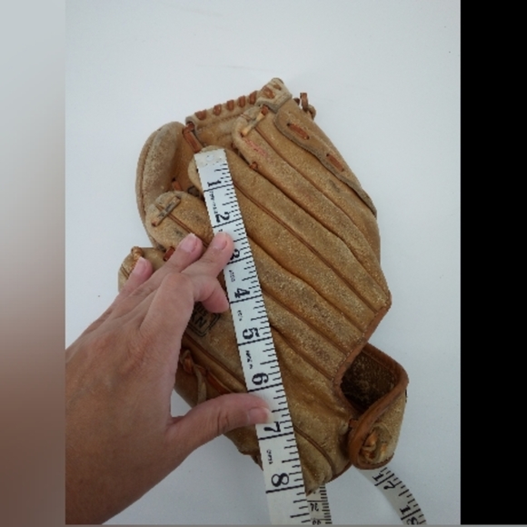 Vintage Nesco 8040 Top Grain Cowhide Leather All Star Baseball Glove - Picture 14 of 14